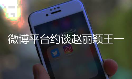 工作赵丽造成微博约谈颖王一博影响不良室平台