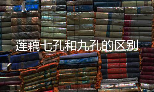和九莲藕七孔区别孔的