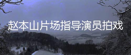 戏 导演大笑赵本好员拍烟边边抽山片场指精神